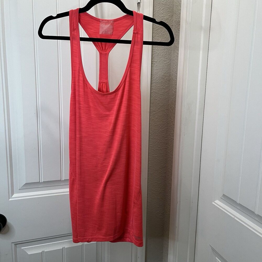 Calvin Klein Performance Quick Dry Hot Pink Racerback Stretch Tank Top Size M